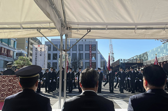 令和8年東村山市消防団出初式