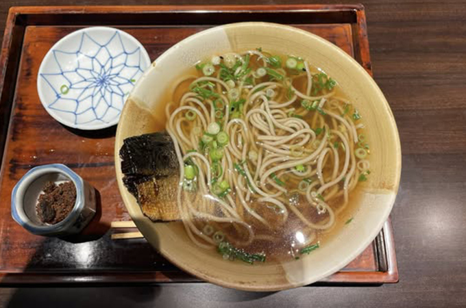 大好きな松葉のニシン蕎麦